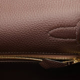 Hermes Kelly Retourne 28 Chocolate Togo Gold Hardware