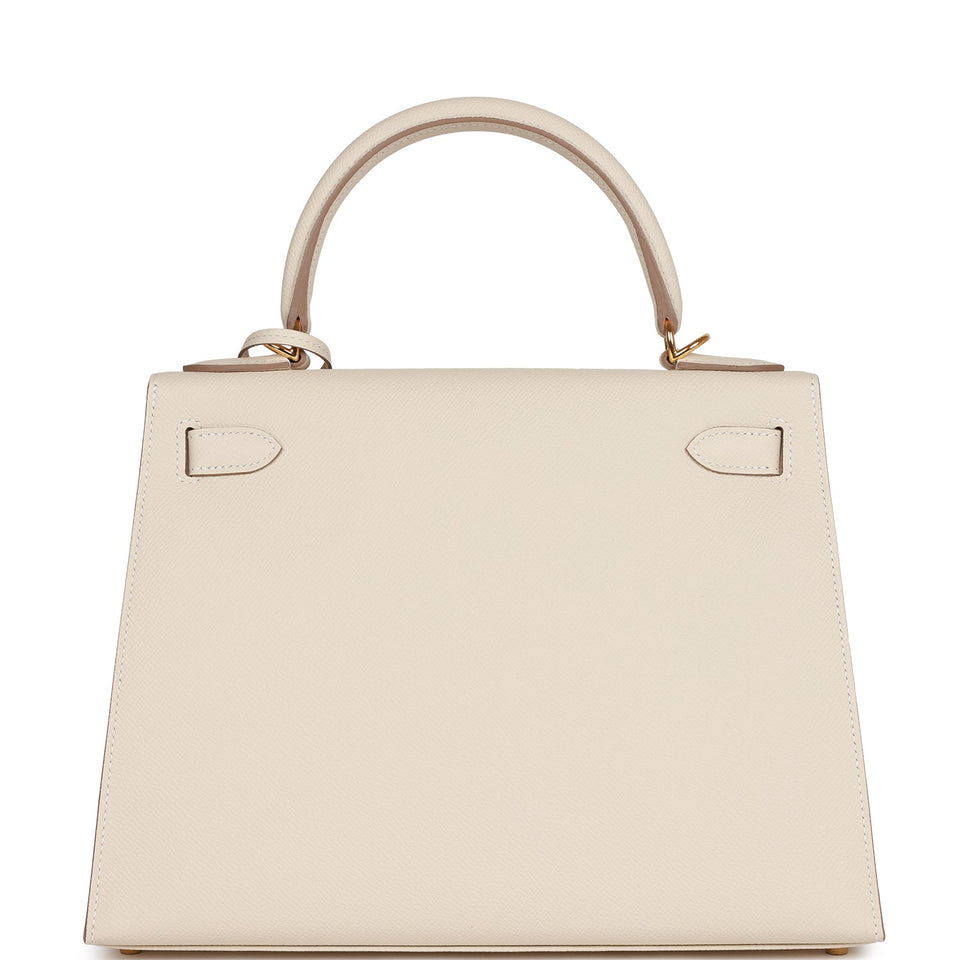 Hermes Craie Epsom Sellier Kelly 28 Gold Hardware