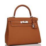Hermes Kelly Retourne 28 Gold Togo Palladium Hardware