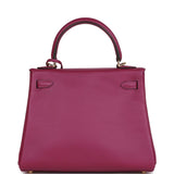 Hermes Kelly Retourne 25 Anemone Swift Permabrass Hardware