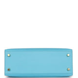 Hermes Kelly Sellier 25 Celeste Epsom Gold Hardware