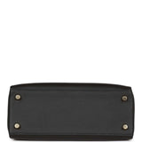 Hermes Kelly Retourne 25 Black Swift Gold Hardware