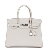 Hermes Birkin 30 Gris Pale Togo Palladium Hardware