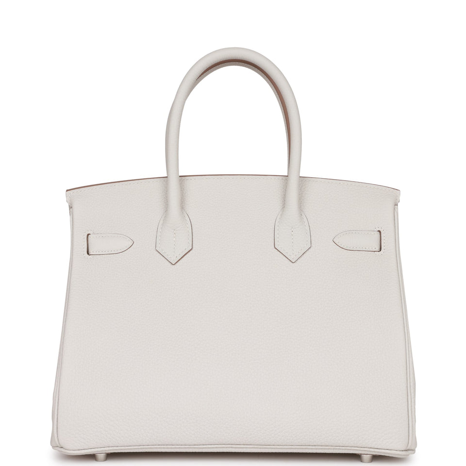 Hermes Birkin 30 Gris Pale Togo Palladium Hardware