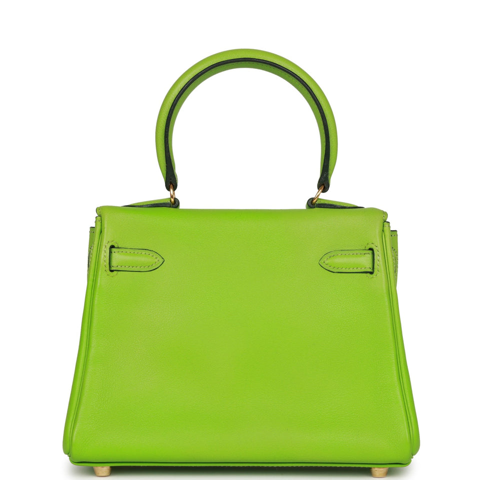Hermes Kelly Retourne 20 Vert Cru Gulliver Gold Hardware
