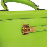 Hermes Kelly Retourne 20 Vert Cru Gulliver Gold Hardware