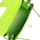 Hermes Kelly Retourne 20 Vert Cru Gulliver Gold Hardware