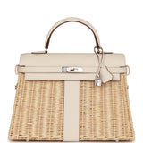 Hermes Picnic Kelly 35 Nata Swift Palladium Hardware