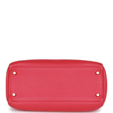 Hermes Kelly Retourne 28 Rose Extreme Clemence Gold Hardware