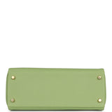 Hermes Kelly Retourne 28 Vert Criquet Evercolor Gold Hardware