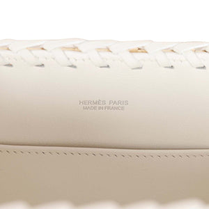 Hermes Mini Picnic Kelly 20 White Swift Palladium Hardware