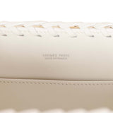 Hermes Mini Picnic Kelly 20 White Swift Palladium Hardware