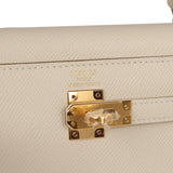Hermes Kelly Sellier 25 Craie Epsom Gold Hardware