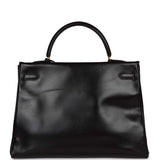 Hermes Kelly 35 Retourne Black Box Gold Hardware