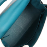 Hermes Kelly Sellier 28 Vert Bosphore Epsom Gold Hardware