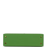 Hermes Kelly Sellier 20 Vert Yucca Epsom Gold Hardware
