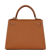 Hermes Kelly Sellier 28 Gold Epsom Gold Hardware