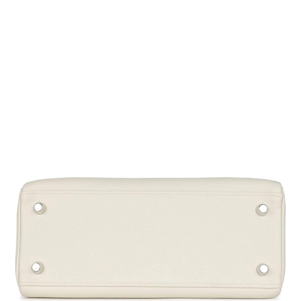 Hermes Kelly Retourne 25 Mushroom Togo Palladium Hardware