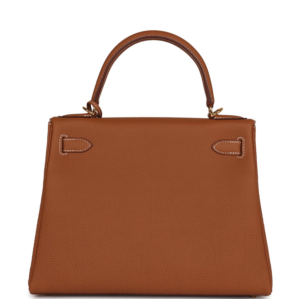 Hermes Kelly Retourne 28 Gold Togo Gold Hardware