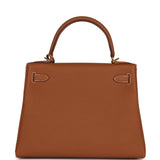 Hermes Kelly Retourne 28 Gold Togo Gold Hardware