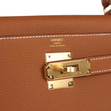 Hermes Kelly Retourne 28 Gold Togo Gold Hardware