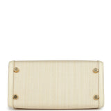 Hermes Kelly Sellier 20 Parchemin Crinoline and Box Gold Hardware