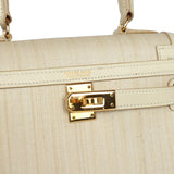 Hermes Kelly Sellier 20 Parchemin Crinoline and Box Gold Hardware