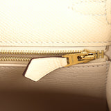 Hermes Kelly Sellier 25 Nata Epsom Gold Hardware