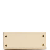 Hermes Kelly Sellier 25 Nata Epsom Gold Hardware