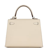 Hermes Kelly Sellier 25 Nata Verso Epsom Palladium Hardware