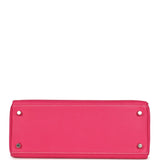 Hermes Kelly Retourne 28 Rose Tyrien Candy Epsom Palladium Hardware