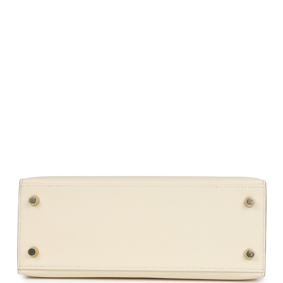 Hermes Kelly Sellier 25 Nata Epsom Gold Hardware