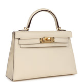 Hermes Kelly Sellier 20 Nata Epsom Gold Hardware