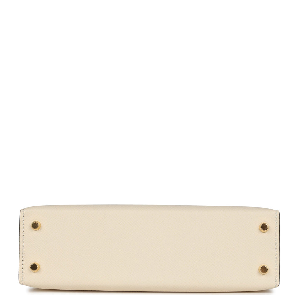 Hermes Kelly Sellier 20 Nata Epsom Gold Hardware