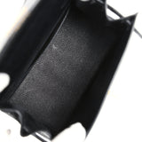 Hermes Kelly Sellier 20 Black Shiny Alligator Gold Hardware