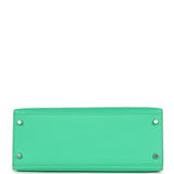 Hermes Kelly Sellier 28 Vert Comics Epsom Palladium Hardware