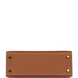 New Hermes Kelly Sellier 25 Gold Epsom Gold Hardware
