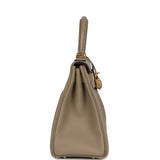 Hermes Kelly Retourne 28 Beige Marfa Clemence Gold Hardware