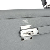 Hermes Kelly Retourne 28 Gris Mouette Togo Palladium Hardware