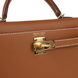 Hermes Kelly Sellier 20 Gold Epsom Gold Hardware