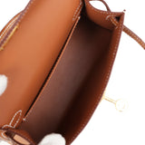 Hermes Kelly Sellier 20 Gold Epsom Gold Hardware