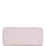 New Hermes Kelly Retourne 28 Mauve Pale Clemence Palladium Hardware