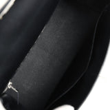 New Hermes Kelly Sellier 28 Black Epsom Palladium Hardware