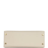 Hermes Kelly Sellier 28 Craie Epsom Gold Hardware