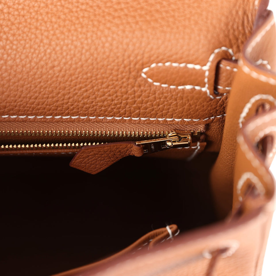 New Hermes Kelly Retourne 25 Gold Togo Gold Hardware