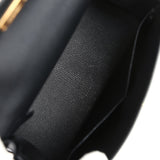 New Hermes Kelly Sellier 28 Black Epsom Gold Hardware