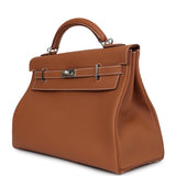 Hermes Kelly 42 Maxi Gold Togo Palladium Hardware