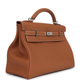 Hermes Kelly 42 Maxi Gold Togo Palladium Hardware