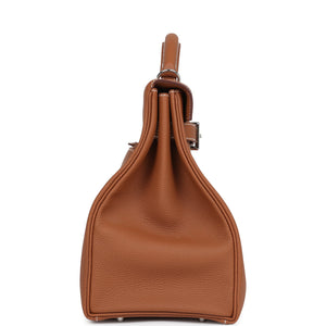 Hermes Kelly 42 Maxi Gold Togo Palladium Hardware