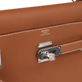 Hermes Kelly 42 Maxi Gold Togo Palladium Hardware
